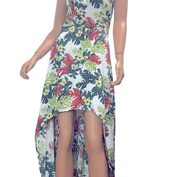 #14 NWOT IBISS Brand Tropical Splitlevel Dress Size Small - Picture 6 of 11